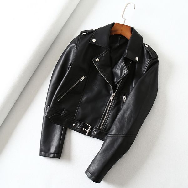 2021 new autumn women of the female plutonium biker leather jacket ladies v4wj, Black
2021 new autumn women of the female plutonium biker leather jacket ladies v4wj, Black