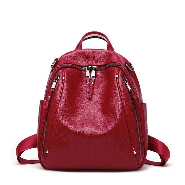 2021 genuine leather women backpack vintage backpacks for teenage girls fashion large school bags black mochila
2021 genuine leather women backpack vintage backpacks for teenage girls fashion large school bags black mochila