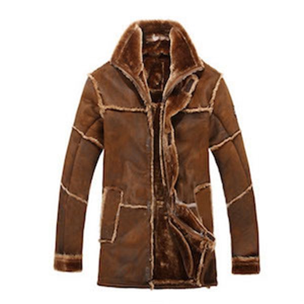 2021 new fashion men brown big size fur lined coats winter faux leather jacket cx4l, Black
2021 new fashion men brown big size fur lined coats winter faux leather jacket cx4l, Black