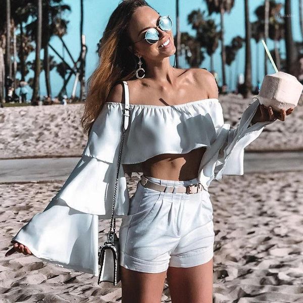 crop off shoulder women tank street style rave festival polyester short solid casual cotton holiday popular sexy1, White
crop off shoulder women tank street style rave festival polyester short solid casual cotton holiday popular sexy1, White