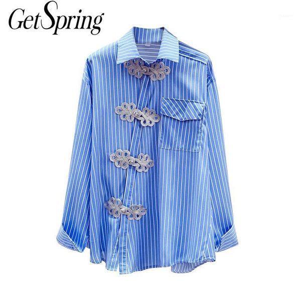 getspring women blouse blue stripe women shirts long sleeve ladies loose vintage blouse fashion woman autumn 2020 new1, White
getspring women blouse blue stripe women shirts long sleeve ladies loose vintage blouse fashion woman autumn 2020 new1, White