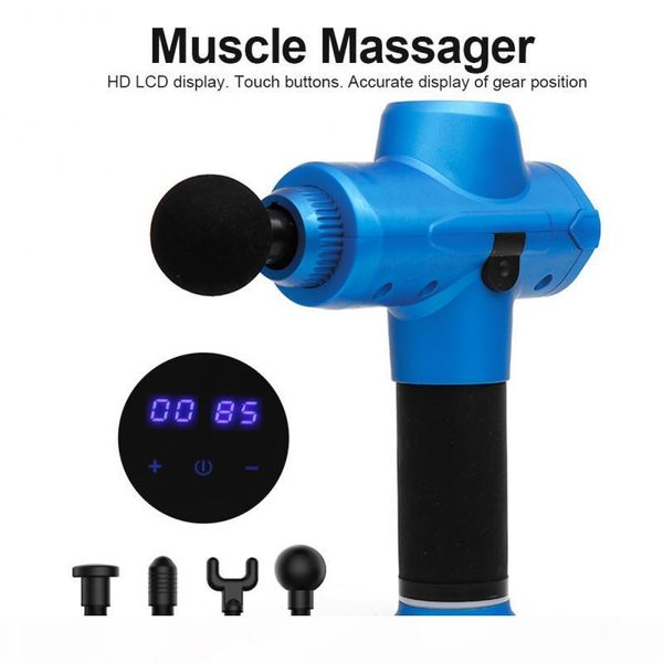 1200-3300r min muscle massage gun sport therapy massager body relaxation pain relief slimming shaping massager 4 heads with bag
1200-3300r min muscle massage gun sport therapy massager body relaxation pain relief slimming shaping massager 4 heads with bag