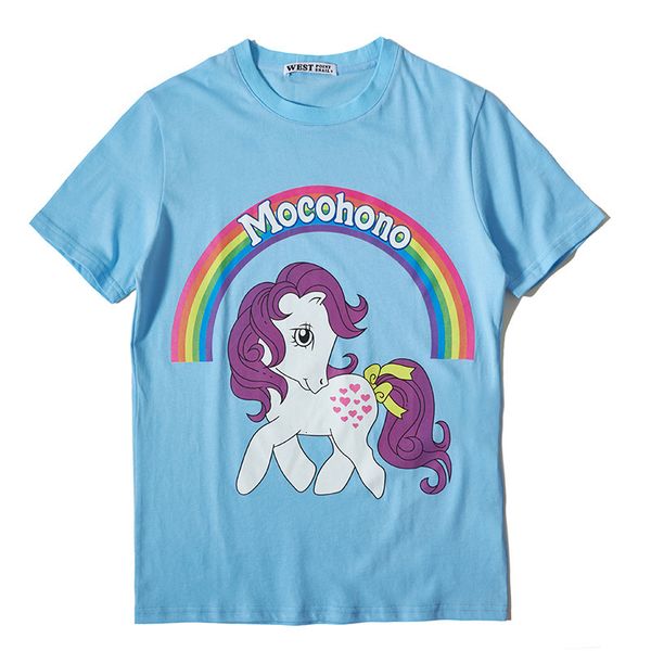 news 2021 deluxe new rainbow men pony t-shirts hip skateboard street cotton shirt kenye #111 lnlb, White;black
news 2021 deluxe new rainbow men pony t-shirts hip skateboard street cotton shirt kenye #111 lnlb, White;black