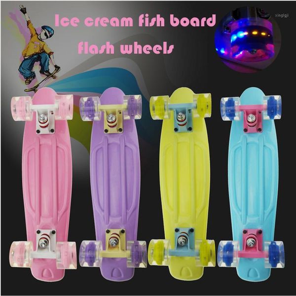 skateboarding aluminum bracket mini cruiser skateboard children kid fish board pu flash wheels scooter celebrities night street fishboard 22
skateboarding aluminum bracket mini cruiser skateboard children kid fish board pu flash wheels scooter celebrities night street fishboard 22