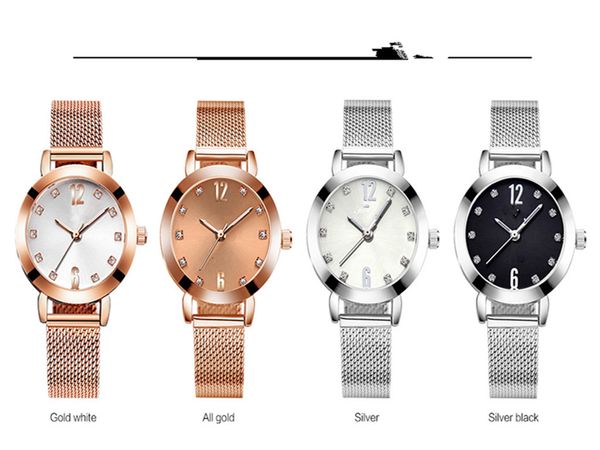 new fashion 2020 ladies wristwatchs silver brand luxury quartz female clock rose gold stainless steel multicolor wrist watchs suitable for f, Slivery;brown
new fashion 2020 ladies wristwatchs silver brand luxury quartz female clock rose gold stainless steel multicolor wrist watchs suitable for f, Slivery;brown