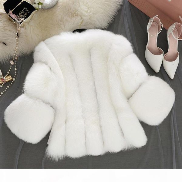 fashion artificial fur coat women girls 3 4 sleeve fluffy faux fur short thick coats jacket furry party overcoat 2018 winter, Black
fashion artificial fur coat women girls 3 4 sleeve fluffy faux fur short thick coats jacket furry party overcoat 2018 winter, Black