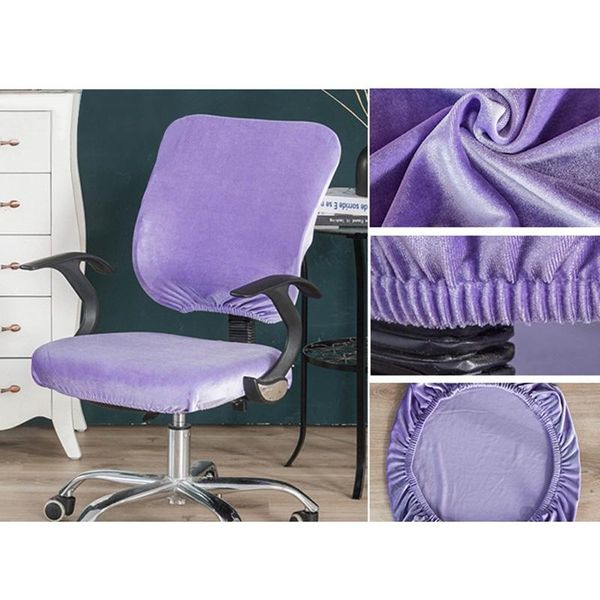 solid office chair cover spandex split seat cover velvet fabric computer chair slipcovers for meeting room seat slipcover
solid office chair cover spandex split seat cover velvet fabric computer chair slipcovers for meeting room seat slipcover