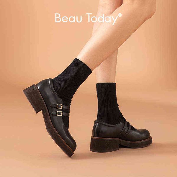 women's lolita shoes calf leather mary janes round head double buckle shoulder strap uniform thick bottom 2 9, Black
women's lolita shoes calf leather mary janes round head double buckle shoulder strap uniform thick bottom 2 9, Black