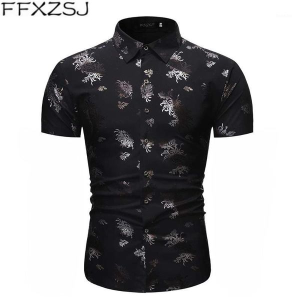men's casual shirts ffxzsj men's summer vacation leisure flower fashion business personality slim printed short-sleeved shirt euro, White;black
men's casual shirts ffxzsj men's summer vacation leisure flower fashion business personality slim printed short-sleeved shirt euro, White;black