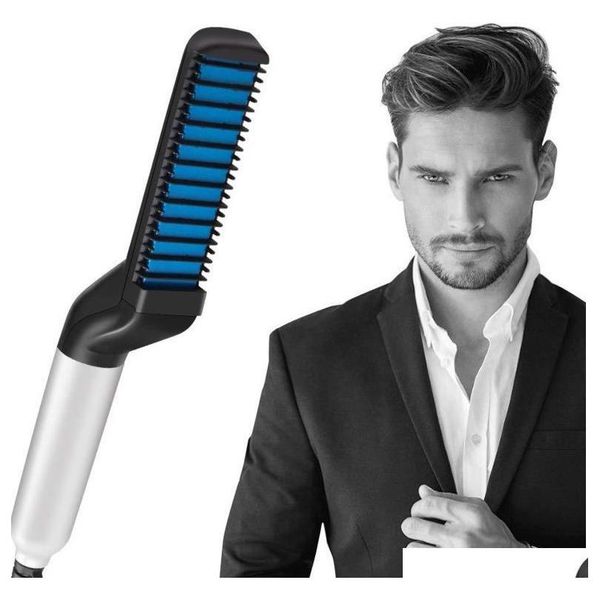 men comb quick beard straightener multifunctional hair curler straightening permed clip comb styler electric hair qylsli sweet07, Silver
men comb quick beard straightener multifunctional hair curler straightening permed clip comb styler electric hair qylsli sweet07, Silver