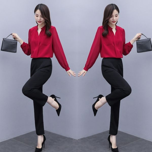 sxyp0 set women fashion new shirt suit commuting elegant slim fashion autumn temperament suitpants suitstraight pants lgf3x 2020 set, Gray
sxyp0 set women fashion new shirt suit commuting elegant slim fashion autumn temperament suitpants suitstraight pants lgf3x 2020 set, Gray