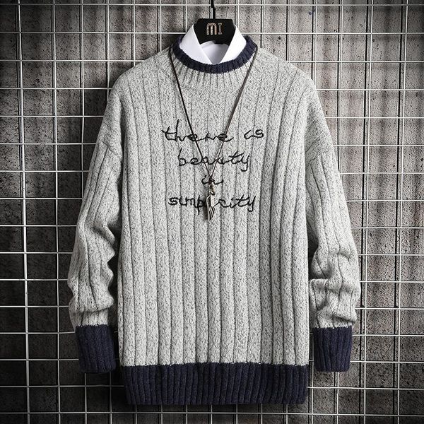 new mens knitted sweater men winter patchwork sweaters jumper pullover hip hop harajuku sweater men, White;black
new mens knitted sweater men winter patchwork sweaters jumper pullover hip hop harajuku sweater men, White;black