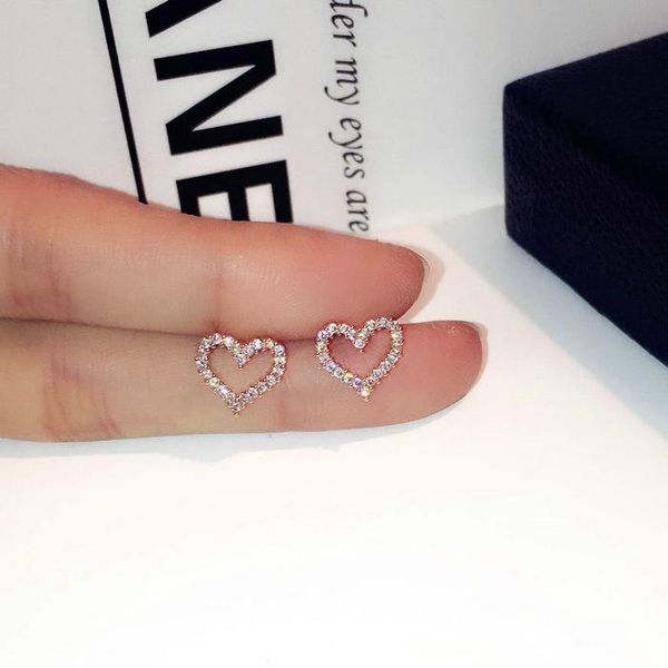 romantic super shiny zircon lover heart design lady stud earrings wholesale jewelry gift, Golden;silver
romantic super shiny zircon lover heart design lady stud earrings wholesale jewelry gift, Golden;silver