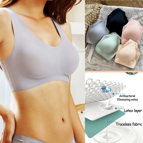 women's push up bra full cup latex underwear ladies fashion without steel ring ultra-thin breathable bras, Red;black
women's push up bra full cup latex underwear ladies fashion without steel ring ultra-thin breathable bras, Red;black