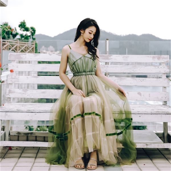 green mesh with low-back v-neck 2021 beach long sleeveless female dress in bohemian robes hz54, Black;gray
green mesh with low-back v-neck 2021 beach long sleeveless female dress in bohemian robes hz54, Black;gray