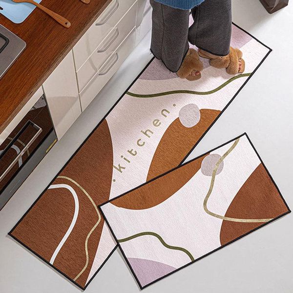 new household kitchen rugs rectangle entrance door ground kitchen mat durable non-slip water-absorption carpet simple fashion
new household kitchen rugs rectangle entrance door ground kitchen mat durable non-slip water-absorption carpet simple fashion