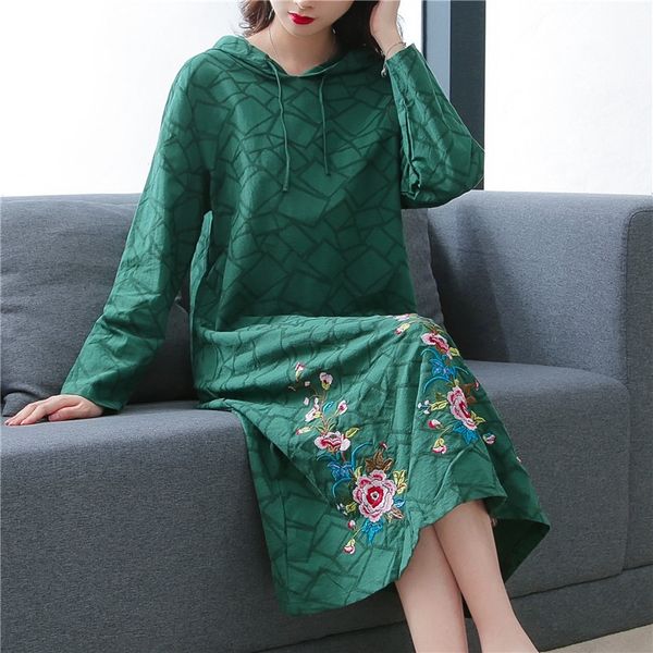 autumn 2020 cotton hemp jacquard medium length chinese embroidered hooded fashion trend dress embroidered dress of national style upqcc upqc, Black;gray
autumn 2020 cotton hemp jacquard medium length chinese embroidered hooded fashion trend dress embroidered dress of national style upqcc upqc, Black;gray