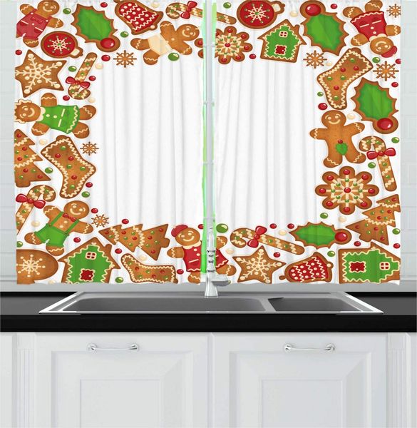 christmas kitchen curtains taste of xmas season frame gingerbread cookies and biscuits window drapes brown green
christmas kitchen curtains taste of xmas season frame gingerbread cookies and biscuits window drapes brown green