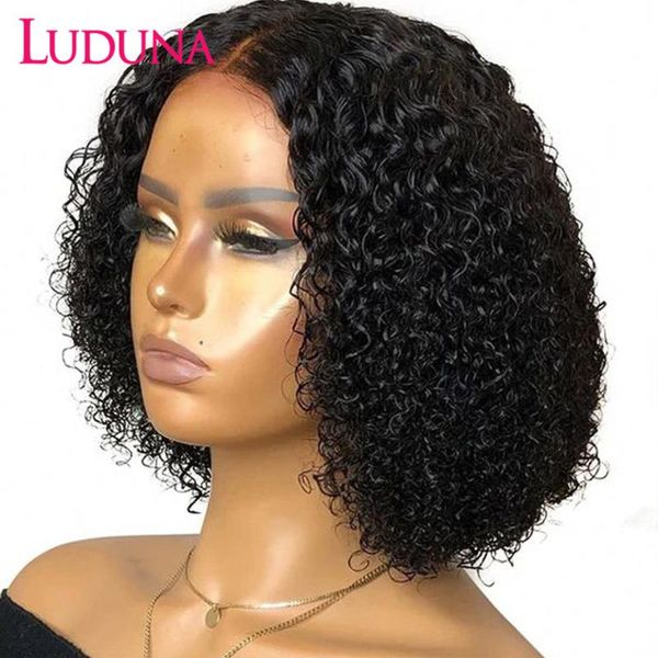 lace wigs luduna curly front human hair for women frontal wig 4x4 closure bob brazilian, Black;brown
lace wigs luduna curly front human hair for women frontal wig 4x4 closure bob brazilian, Black;brown