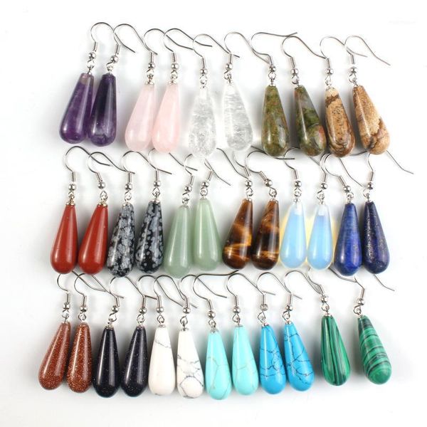 xsm teardrop shaped stone ear hook dangle earring natural amethysts rose quartzs water drop earrings anniversary jewelry gift1, Silver
xsm teardrop shaped stone ear hook dangle earring natural amethysts rose quartzs water drop earrings anniversary jewelry gift1, Silver