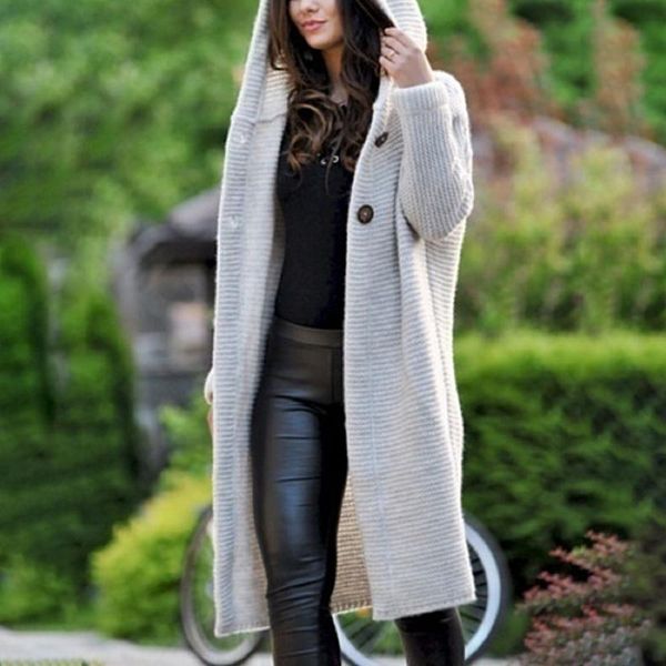 womens cardigan sweater comfy fit long sleeve coat solid color jacket for autumn winter long sleeve sweater cardigan coat #20, Black
womens cardigan sweater comfy fit long sleeve coat solid color jacket for autumn winter long sleeve sweater cardigan coat #20, Black