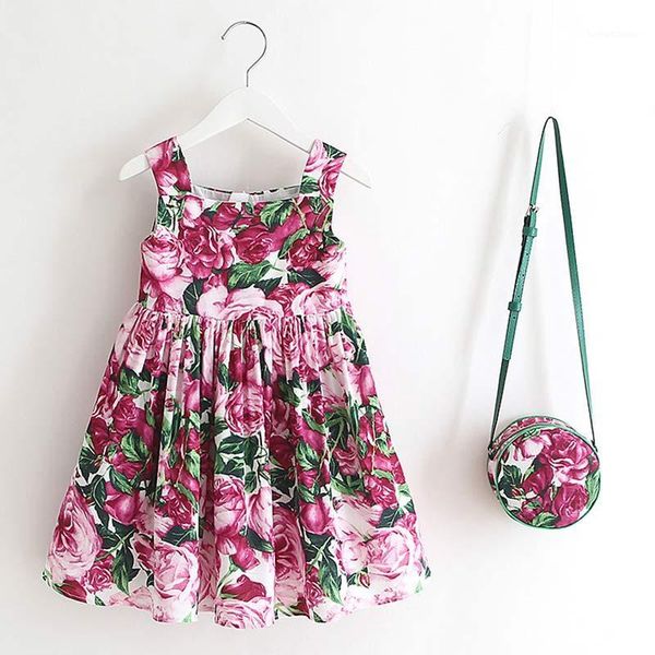 girl's dresses 2021 european and american style children suspenders flower party dress baby sleeveless clothes with a bag girls 2-6y1, Red;yellow
girl's dresses 2021 european and american style children suspenders flower party dress baby sleeveless clothes with a bag girls 2-6y1, Red;yellow