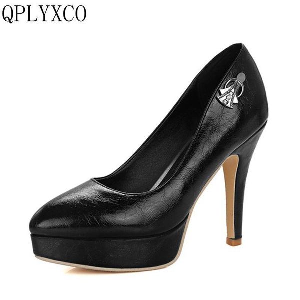 qplyxco new big size 32-46 shoes woman high heels(11cm) women shoes sweet party wedding high-quality zapatos mujer 032, Black
qplyxco new big size 32-46 shoes woman high heels(11cm) women shoes sweet party wedding high-quality zapatos mujer 032, Black