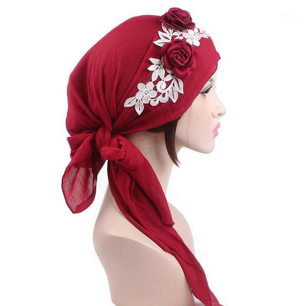 women flower muslim caps hijab bandana hair loss turban chemo hats long hair band head wraps style islamic fashion1, Red
women flower muslim caps hijab bandana hair loss turban chemo hats long hair band head wraps style islamic fashion1, Red