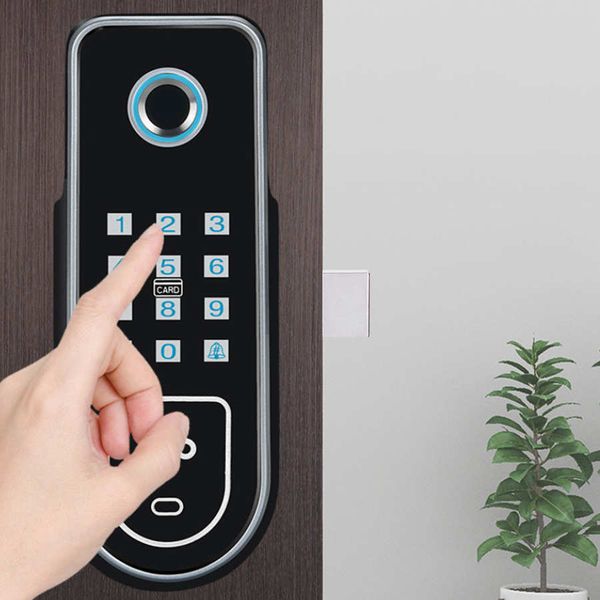 double fingerprint lock head card key password anti-theft smart electronic control lock for apartment courtyard passage door
double fingerprint lock head card key password anti-theft smart electronic control lock for apartment courtyard passage door