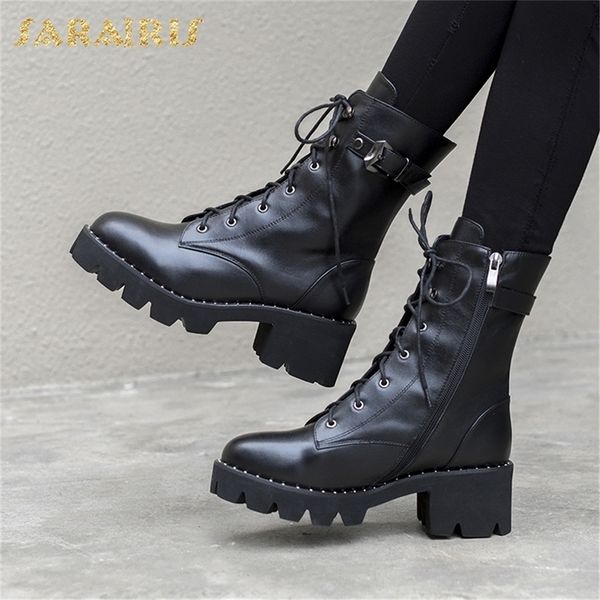 sarairis new genuine leather plus sizes 34-43 shoes woman zip up chunky heels cow leather ankle boots shoes woman t200425, Black
sarairis new genuine leather plus sizes 34-43 shoes woman zip up chunky heels cow leather ankle boots shoes woman t200425, Black