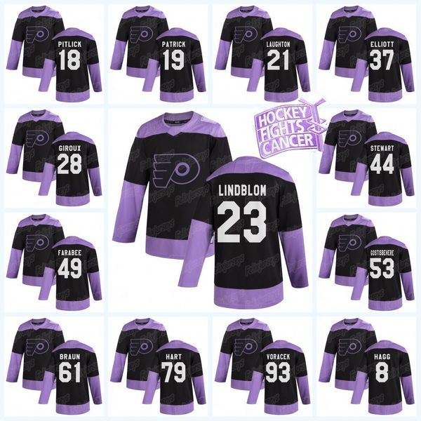 youth 23 oskar lindblom shayne gostisbehere 2020 hockey fights cancer philadelphia flyers carter hart jakub voracek justin braun, Black;red
youth 23 oskar lindblom shayne gostisbehere 2020 hockey fights cancer philadelphia flyers carter hart jakub voracek justin braun, Black;red