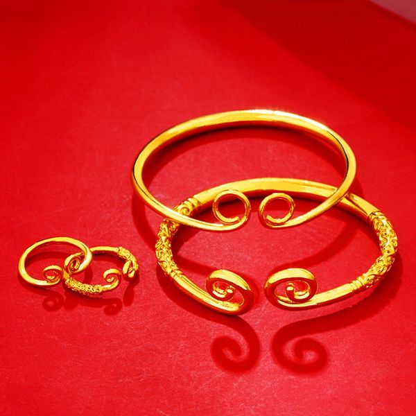 cuff bangle ring women girl 18k yellow gold filled fashion jewelry dubai wedding party gift, Black
cuff bangle ring women girl 18k yellow gold filled fashion jewelry dubai wedding party gift, Black