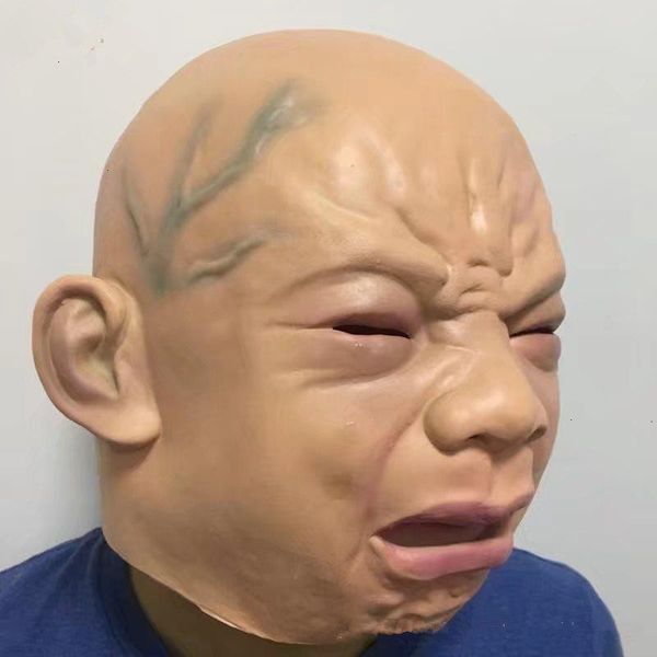smiled baby face latex mask cosplay crying party props halloween costumes party scary headgear props
smiled baby face latex mask cosplay crying party props halloween costumes party scary headgear props