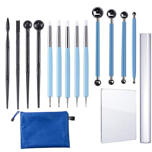 pottery tools kit sculpture ceramic sculpting polymer clay craft hobby supplies carving trimming modelling tool set q1106
pottery tools kit sculpture ceramic sculpting polymer clay craft hobby supplies carving trimming modelling tool set q1106