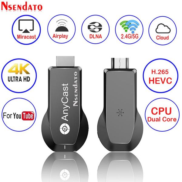 anlycast m100 2.4g / 5g 4k miracast любой активный беспроводной dlna airplay tv picture wifi дисплей dongle приемник для ios sqcvvj, Golden;silver
anlycast m100 2.4g / 5g 4k miracast любой активный беспроводной dlna airplay tv picture wifi дисплей dongle приемник для ios sqcvvj, Golden;silver
