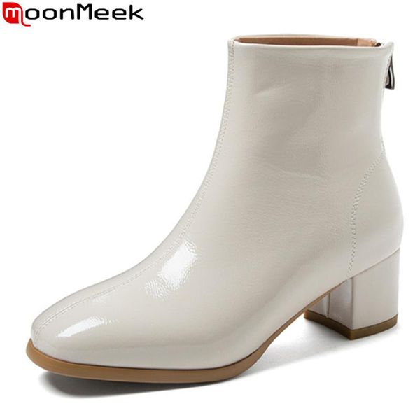 moonmeek 2020 большой размер 33-43 женщин сапоги толстые каблуки квадратных ног женская обувь осень зима сплошной цвет ботильоны, Black
moonmeek 2020 большой размер 33-43 женщин сапоги толстые каблуки квадратных ног женская обувь осень зима сплошной цвет ботильоны, Black