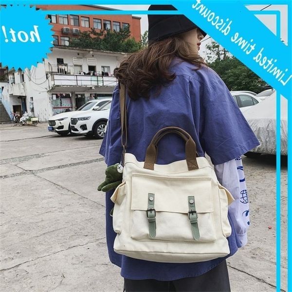 canvas large capacity women's bag 2020 winter new single shoulder handbag travel messenger schoolbag
canvas large capacity women's bag 2020 winter new single shoulder handbag travel messenger schoolbag