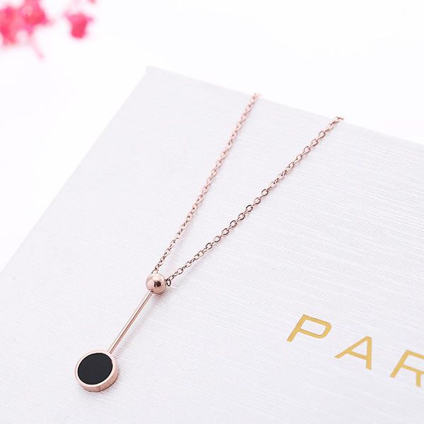 foxcraft stainless steel statement black shell pendulum shape pendant necklace collar fashion link chain necklace women bijoux, Silver
foxcraft stainless steel statement black shell pendulum shape pendant necklace collar fashion link chain necklace women bijoux, Silver