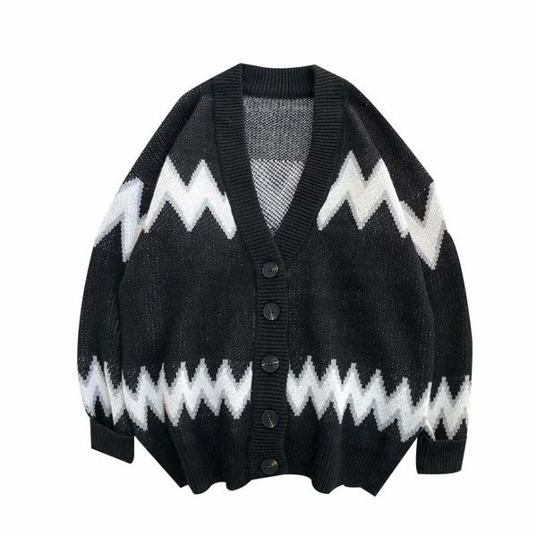 mens o-neck wool cardigan warm autumn winter print long sleeve pocket comfortable jackets knitted casual male sweater pull homme, White;black
mens o-neck wool cardigan warm autumn winter print long sleeve pocket comfortable jackets knitted casual male sweater pull homme, White;black