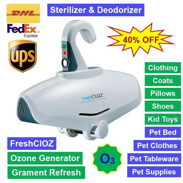 freshcloz ozone generator folding cabinet refresh clothes garment disinfection deodorant sterilizer shoes toys pet bed pet tableware 
freshcloz ozone generator folding cabinet refresh clothes garment disinfection deodorant sterilizer shoes toys pet bed pet tableware