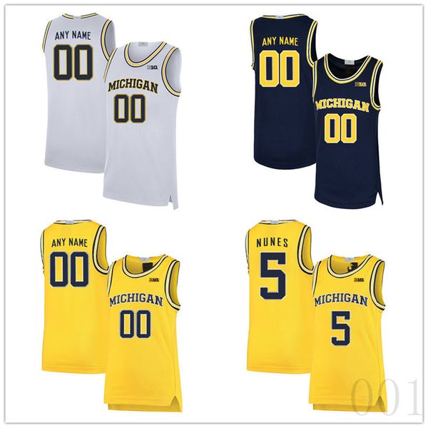 2020 custom made ncaa michigan wolverines basketball jerseys 5 ontario burnett 4 jalen paul 3 cameron johnson jersey any name number s-5xl, Black
2020 custom made ncaa michigan wolverines basketball jerseys 5 ontario burnett 4 jalen paul 3 cameron johnson jersey any name number s-5xl, Black
