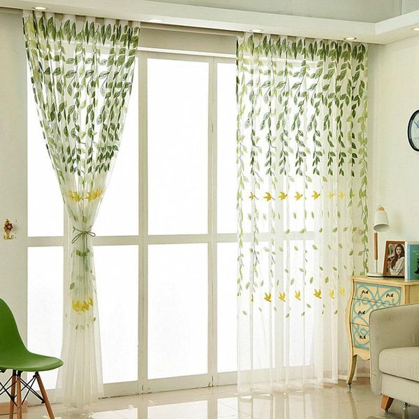 curtain & drapes pastoral bird leaves embroidered tulle curtains sheer for balcony bedroom living room kitchen door window treatment blinds
curtain & drapes pastoral bird leaves embroidered tulle curtains sheer for balcony bedroom living room kitchen door window treatment blinds