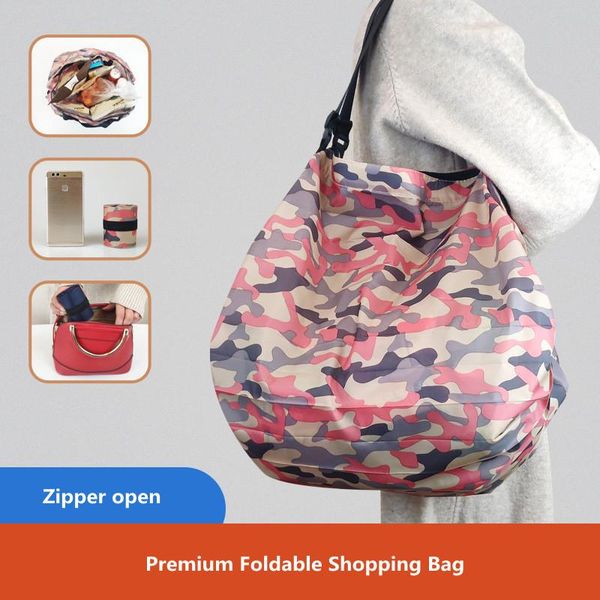 folding shopping bag eco-friendly reusable portable shoulder handbag travel grocery fashion pocket tote bag
folding shopping bag eco-friendly reusable portable shoulder handbag travel grocery fashion pocket tote bag