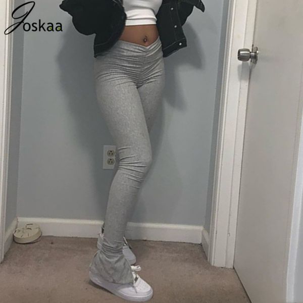 joskaa stacked leggings ruched high wasited slit flare pants solid bandage club 2020 summer solid stretch casual long trousers 1020, Black;white
joskaa stacked leggings ruched high wasited slit flare pants solid bandage club 2020 summer solid stretch casual long trousers 1020, Black;white