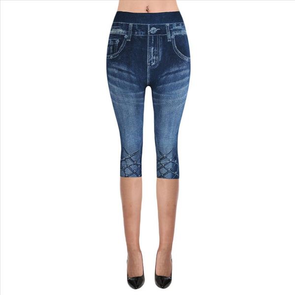 women leggings imitation jeans printed high waist elastic calf length yo ga sport pant ladies workout fitness legging sweatpants, Black
women leggings imitation jeans printed high waist elastic calf length yo ga sport pant ladies workout fitness legging sweatpants, Black