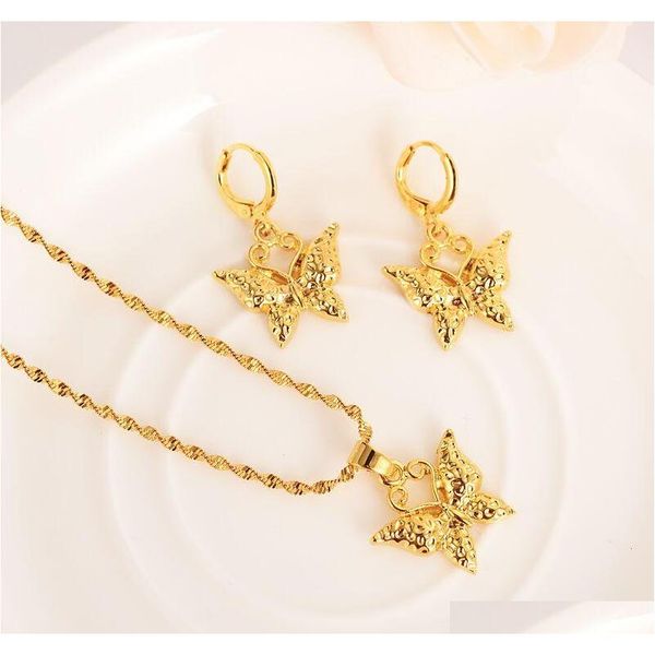 cute butterfly solid gold filled jewelry sets wedding pendant necklace earrings jewelry sets necklace earring set 74ler, Silver
cute butterfly solid gold filled jewelry sets wedding pendant necklace earrings jewelry sets necklace earring set 74ler, Silver