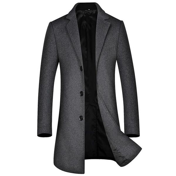 men's wool & blends thoshine brand winter 37% men thick coats classic slim fit turn down collar male fashion blend outerwear jacket tre, Black
men's wool & blends thoshine brand winter 37% men thick coats classic slim fit turn down collar male fashion blend outerwear jacket tre, Black