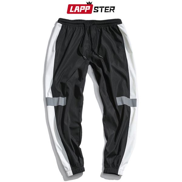 lappster men streetwear reflective joggers pants 2020 man korean fashion hip hop sweatpants couple side striped trousers 5xl q1219, Black
lappster men streetwear reflective joggers pants 2020 man korean fashion hip hop sweatpants couple side striped trousers 5xl q1219, Black