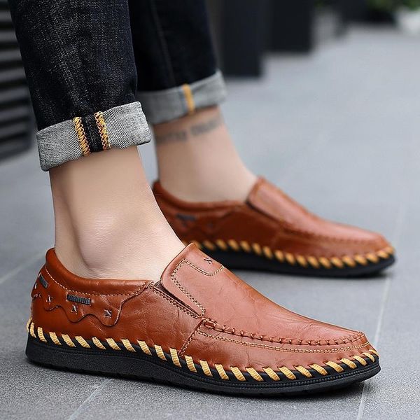 genuine leather male loafers fashion flats oxford shoes men male peas shoes handmade slip-on men loafers hc-649, Black
genuine leather male loafers fashion flats oxford shoes men male peas shoes handmade slip-on men loafers hc-649, Black