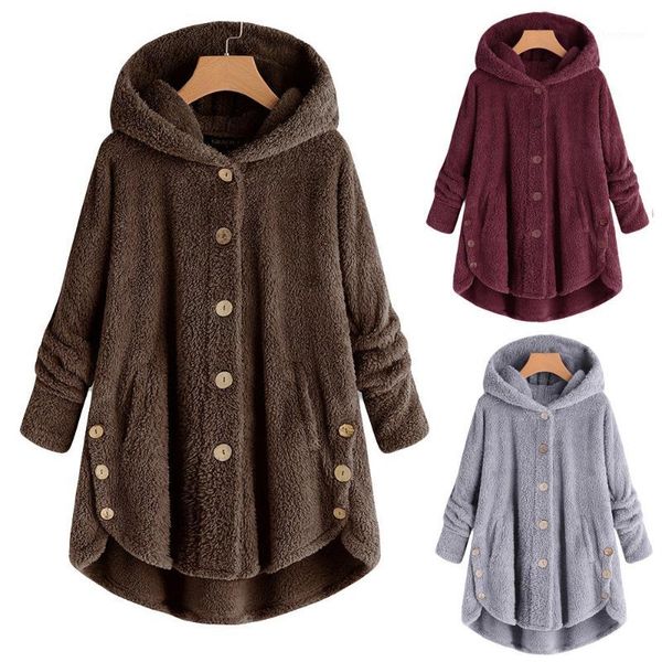 fashion parkas plus size women coat button fluffy tail hooded pullover loose sweater oversize coats warm outwear1, Black
fashion parkas plus size women coat button fluffy tail hooded pullover loose sweater oversize coats warm outwear1, Black